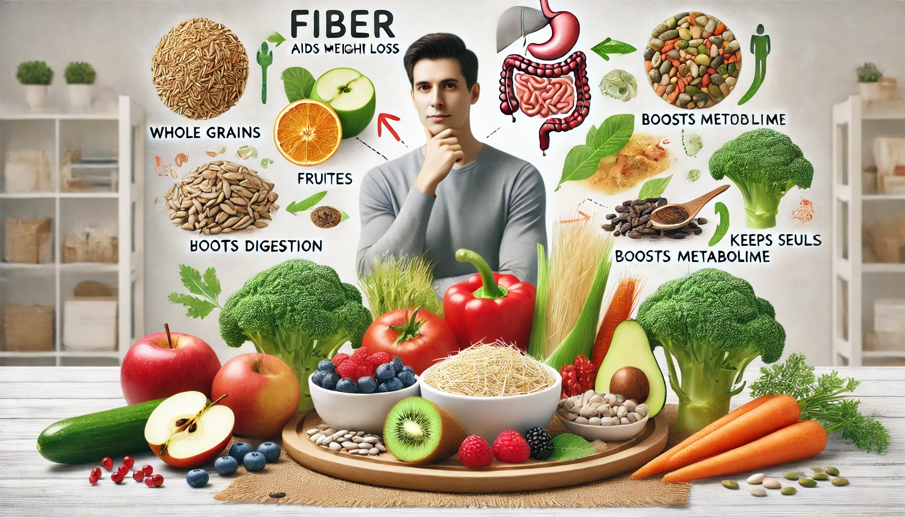 Fibres et perte de poids : Pourquoi elles sont essentielles pour votre régime