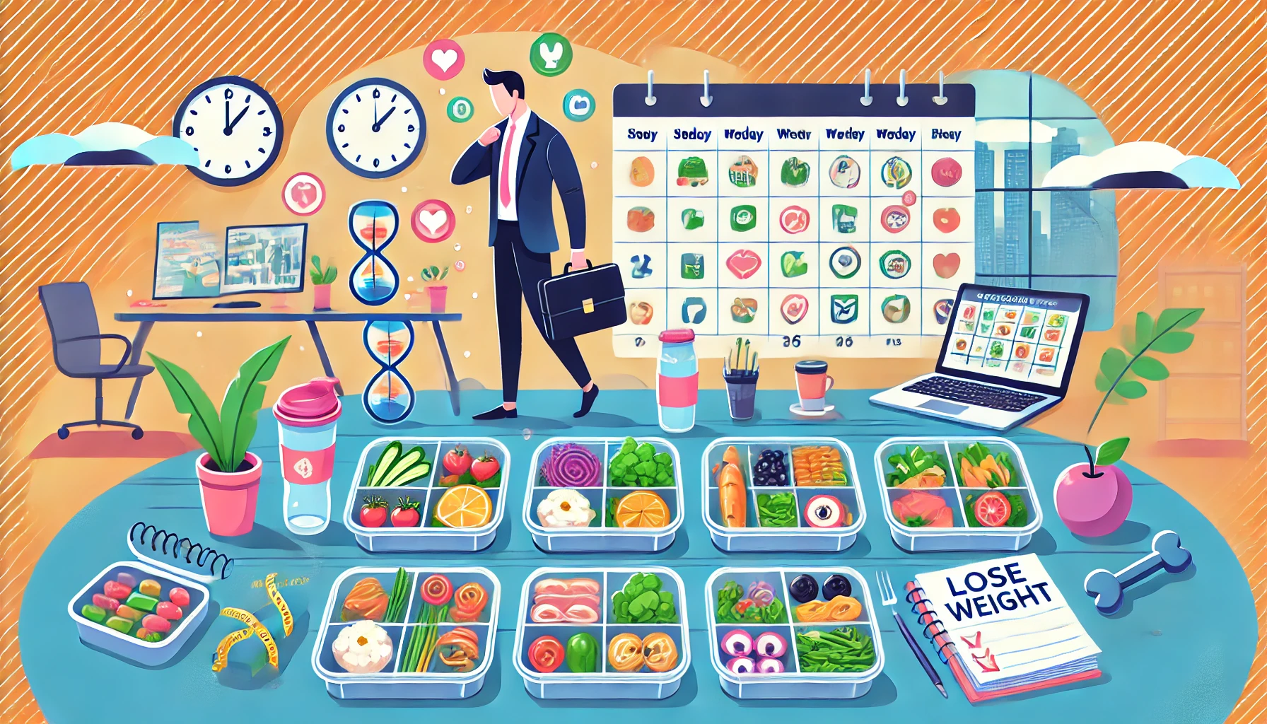 Comment perdre du poids malgré un emploi du temps chargé